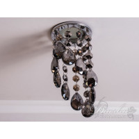 Точковий світильник із кришталевими підвісками Diasha 6016DCH-SM