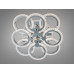 Люстра стельова LED Diasha хром 8 кілець 92Вт Diasha A8180/4+4HRLED3colordimmer Люстра стельова LED Diasha хром 8 кілець 92Вт Diasha A8180/4+4HRLED3colordimmer
