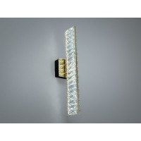 Настінне бра LED з кришталем золото 15 Вт Diasha D88011/B-450G