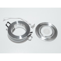 Вологозахищений точковий світильник, серія "Aluminium", хром сатин Diasha 160B-40-SL