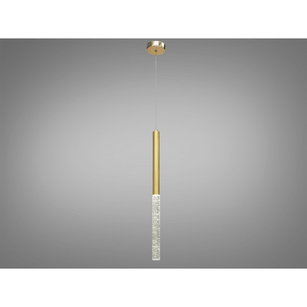 Сучасна світлодіодна люстра підвіс, 3W, золото Diasha 3007/1G