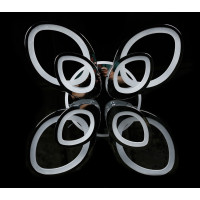 Люстра в зал или спальню светодиодная современная Splendid-Ray 2850194/4+4+A LED (WHITE) 
