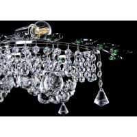 Люстры хрустальные потолочные на 5 ламп Splendid-Ray 401082 (CR)