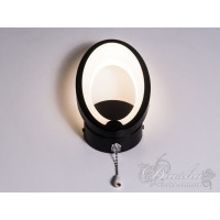 Бра led настенный светильник Diasha 1673/1BK