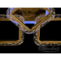 Светодиодная люстра Diasha QX2517/6+2S BR LED 3color dimmer 