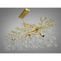 Подвесная люстра14 ламп, золото Diasha 608-L1200GD