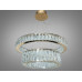 Кришталева люстра LED золото 105Вт пульт Diasha 575/600+420G Кришталева люстра LED золото 105Вт пульт Diasha 575/600+420G