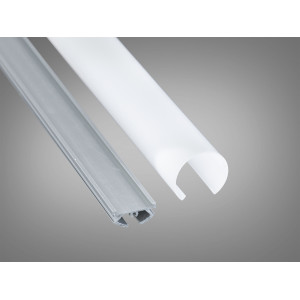 Профіль для LED стрічки, круглий Diasha PL-30R-2M