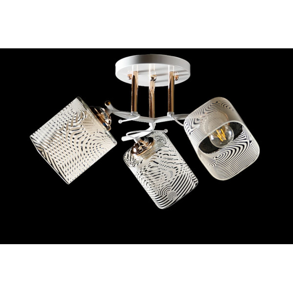 Люстра с плафонами  L6752A/3 (WHI+FGD) Splendid-Ray
260691