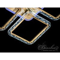 Люстра в зал светодиодная потолочная с пультом управления 150W Diasha QX2518/6LLED3colordimmer