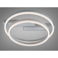 Люстра стельова Diasha біла кільця 80W пульт димер Diasha 2541WHLED3colordimmer
