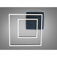 Стельова світлодіодна люстра з димером 75W Diasha 2550BKLED3colordimmer