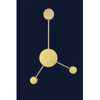 Настенное бра светодиодное Levistella 761L172 BRZ LED 10W 580x370x60мм