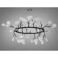 Декоративная люстра в зал 54 лампочкии Diasha Y889-54ABK