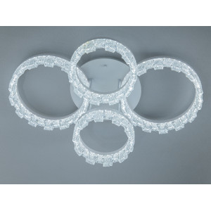 Стельова світлодіодна люстра біла 105W Diasha MX78204/2+2WH