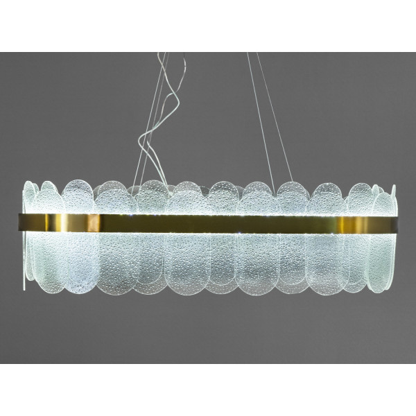 Класична підвісна кришталева люстра Diasha, золото, LED 120 Вт Diasha 803/800x300SGD