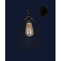 Бра в стиле лофт Levistella 907W018F-1 BK