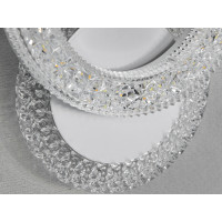 Сучасний світлодіодний світильник з кольоровою підсвіткою, 22W, білий Diasha 2203/1WH