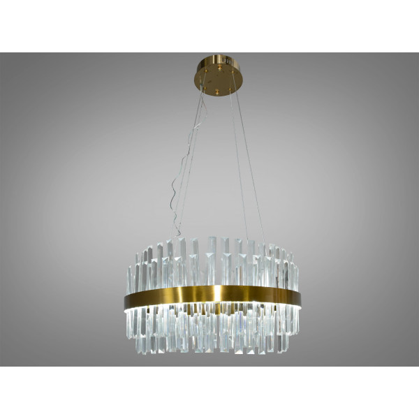 Дивовижна підвісна кришталева світлодіодна люстра в спальню, 110 Вт Diasha 840/500BR