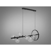 Люстра Loft на 7 ламп Diasha 1947-7BK