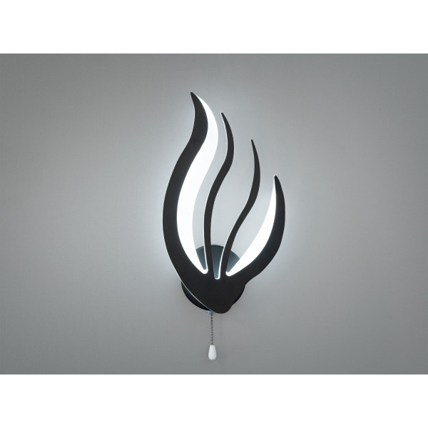 Світлодіодне бра 17 Вт чорний хром з ланцюжком Diasha 2527/1BK