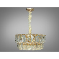 Колоритна новинка, кришталева люстра на 9 ламп, золото Diasha 8070-500G+WH Колоритна новинка, кришталева люстра на 9 ламп, золото Diasha 8070-500G+WH