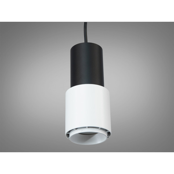 Підвісний світильник чорний GU10 одинарний Diasha QY-H1129W+B-M