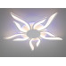 Стельова led люстра кільця з пультом, диммером, підсвіткою, 40W, біла Diasha 2482/5+5WHLED3colordimmer