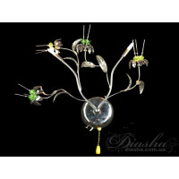 Оригінальне, естетично привабливе галогенове бра, хром Diasha 3068/2HRG