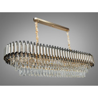 Люстра в зал 16 ламп Diasha 9001-1200x350SGD+PB