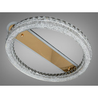 Стельова LED люстра Diasha золото 112W пульт Diasha MX6027/600S-gold