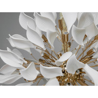 Люстра в зал 18 ламп, золото Diasha 7172-32+8PGD