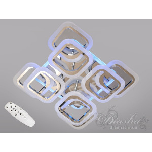 Светодиодная люстра потолочная с пультом управления Diasha HAS8060/4+4HR LED 3color dimmer 