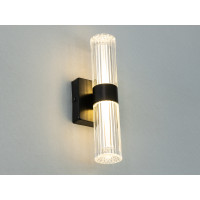 Вишуканий чорний світлодіодний настінний світильник бра, 6 Вт Diasha 9151-ABK