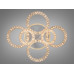 Стельова LED люстра кільця біла 120W пульт Diasha 5180/6WH