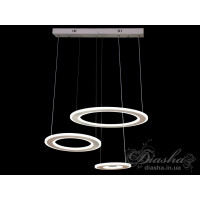 LED люстры подвесные Diasha 7146/3WH  