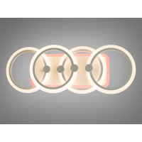Люстра в спальню светодиодная Diasha MX2374/2+2MCWHLED3colordimmer