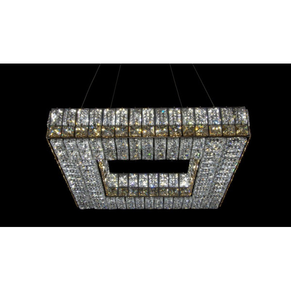 LED люстра с хрусталем   Linisoln 8005-500 SQ