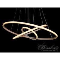 Люстра светодиодная декоративная кольца  Diasha MD9079-3AWH-600+400+200 dimmer 