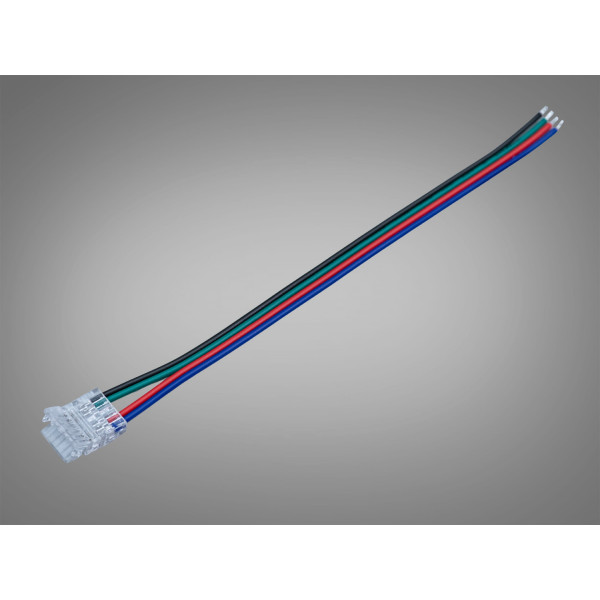 Конектор для RGB стрічки Diasha PCON4pin/CAB-10mm-COB-clear Конектор для RGB стрічки Diasha PCON4pin/CAB-10mm-COB-clear