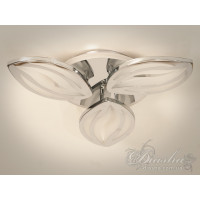 Люстра в спальню потолочная светодиодная с пультом и ночником Diasha 8092/3LED3colordimmer