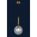 Светильник люстра подвесная в стиле лофт шар Levistella  9163520-1 BRZ+CL
