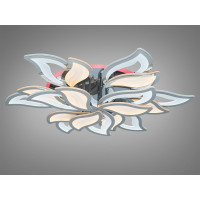 Стельова люстра з пультом, димером і LED підсвічуванням, 165W, хром Diasha 9033/6+3HRLED3colordimmer