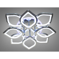 Cветодиодная люстра потолочная с пультом Diasha S8073/4+4HR LED 3color dimmer 