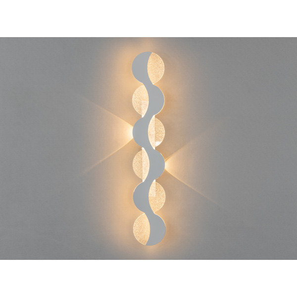 Гармонійне світлодіодне бра, 30 Вт, чорний Diasha 9091/600WH