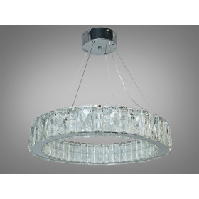 Підвісна люстра Diasha золото кришталь 68Вт LED Diasha 585/600HR