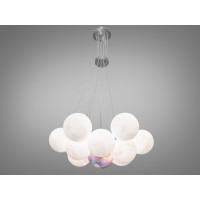 Ексклюзивна люстра підвіс "Планети", 13 ламп, хром Diasha H8008-13HR