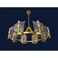 Люстра в стиле лофт Levistella 756LPR0032-8 GD+BK