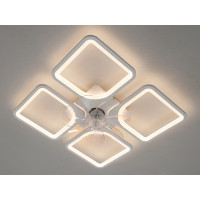 Люстра-вентилятор Серія 8060 білий 90W LED з пультом Diasha 8060/4WHFS