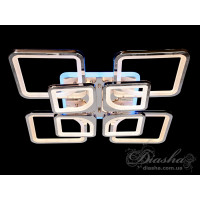 Потолочная led люстра с пультом Diasha 8060/4+4HR LED 3color dimmer 